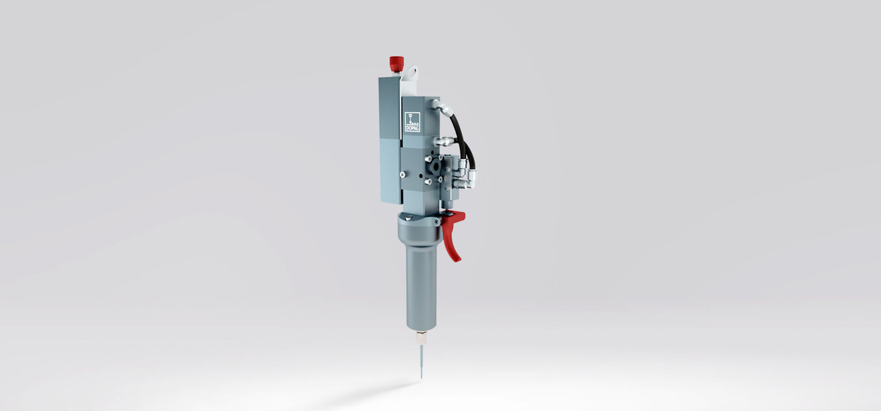 Handheld metering valve - manual dispensing of lubricants