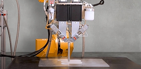 计量混合和涂抹导热硅胶材料